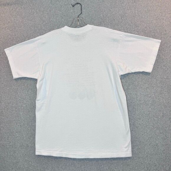 Vintage 1993 fruit of the loom made in the USA white T-shirt size large - Picture 7 of 11